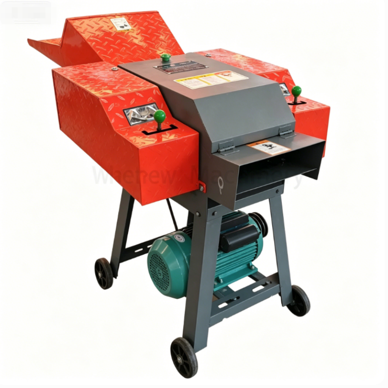 High Strength Steel Durable Chaff Cutter Machine 1 T/H Fodder Cutting Machine