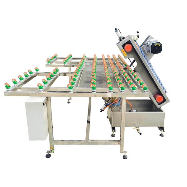 Small Glass Polishing Equipment , Glass Processing Plant Machinery 380V 50Hz