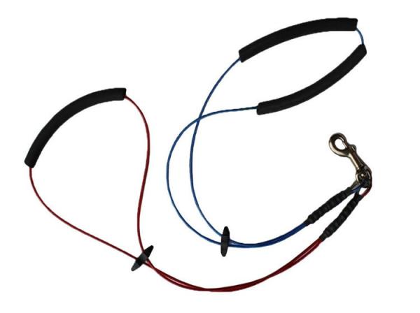 Pas de support de hanche pour chien, câble d'attache réglable pour le toilettage, boucle coulissante