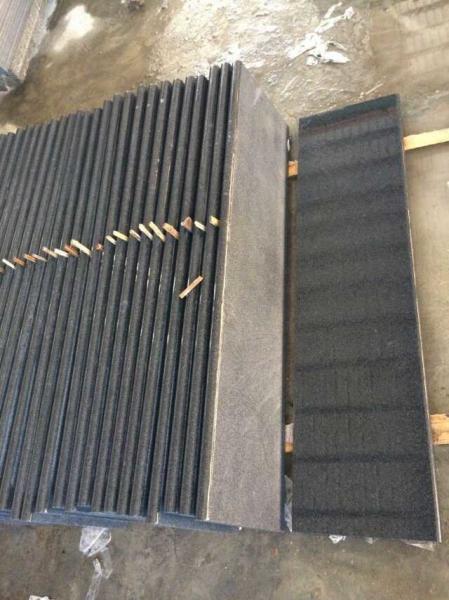 Professional Granite Step Treads Dark Grey Color 175MPA Compressive Strength