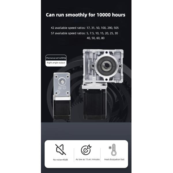 Мотор планетарной шестерни Rpm мотора 200 шестерни червя DC высокого вращающего момента Stepper