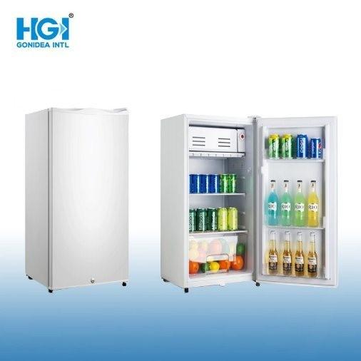 Defrost Home Hotel Double Door 120L Top Freezer Refrigerator Bcd-120ior Light