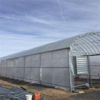 UV galvanisé à chaud de cadre en acier de poly de plastique de feuille serre chaude simple d'envergure anti