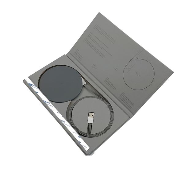 Advanced Wireless Charger Qi Standard Aluminum Pu Water - Proof Traveling Portable