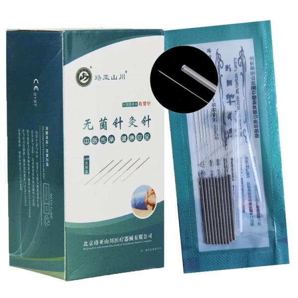 Chinese Medicine Apparatus 500pcs Pack Disposable Acupuncture Needles with Guide Tube