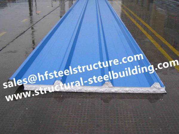 EPS Sandwich Cold Room Panel Width 950mm Used For Wall and Roof Decoration
