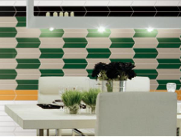 50x230mm Glossy Ceramic Parallelogram Subway Tiles for Backsplash