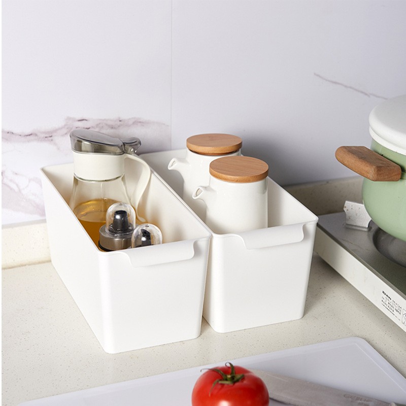 Desktop Organizer Bathroom Kitchen Portable Organizer Basket Sundries Plastic Storage Box Cosmetics Organizer Box