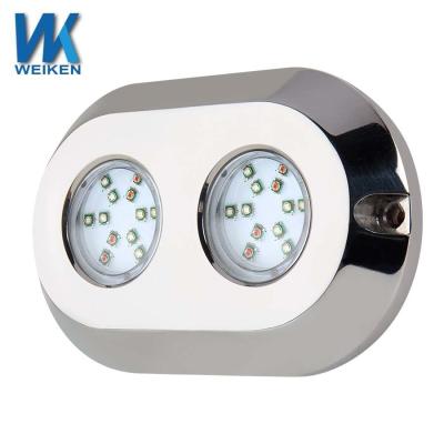 A montagem de superfície 316L 120W submerge luzes do barco do diodo emissor de luz