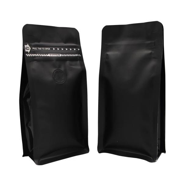 Manufacturer Supply Stand-up Coffee Bean Bags with Valve 125g 250g 500g 1kg
