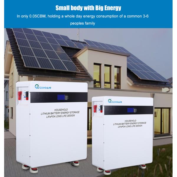 батарея 10КВ 200ах силы ЛифеПО4 силы батареи солнечной энергии 48В 51.2В для домашней пользы