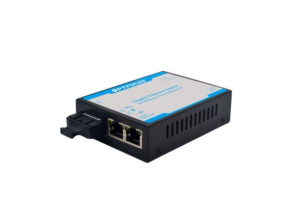 Portable Optical Ethernet Switch 5 Port Support Broadcast Storm Control