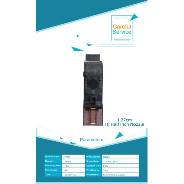 2790k Industrial Quick-dry Ink Cartridges Nozzle Non-Blocking Imported Oil Compatible 1.27mm Printer Ink Cartridge for Printer