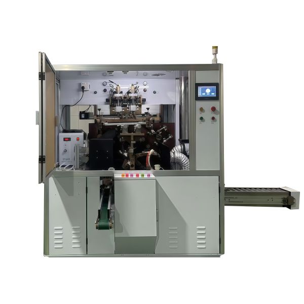 Automatic Two Color Silk Screen Printing Machine For Round Lipstick Bottle