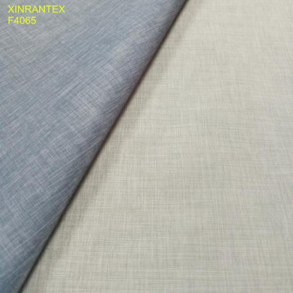 F4070 Polyester fabric melange two tones effect melange for fashion jacket