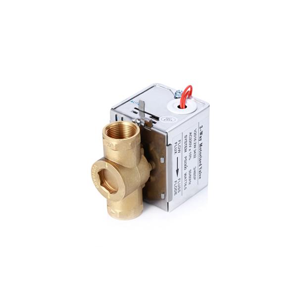 Hydraulic Electric Motor Valve / Central AC Fan Coil Motorized Diverter Valve