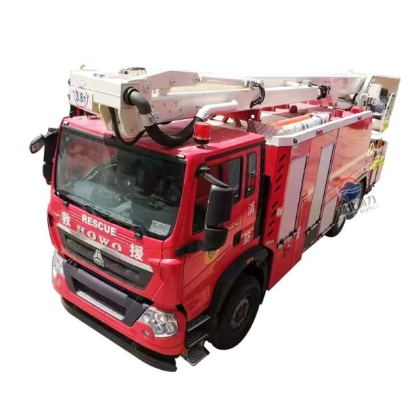 HOWO  Fire Sprinkler Truck   Ladder Fire Truck   Aerial Platform Fire Engine