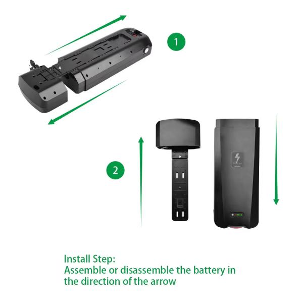 ODM Electric Bicycle Ebike Lithium Battery Grade A 48V 15Ah For Electric Bike