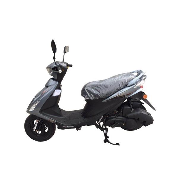 125cc 150cc Engine Gas Motor Scooter Ash Plastic Body Black Alloy Wheel