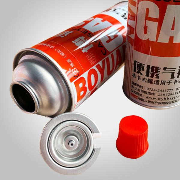 Preuve portative de fuite de soupape de cartouche de cuisinière à gaz de butane de soupape de jet d'aérosol ISO9001