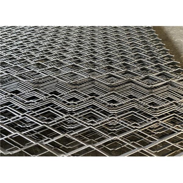 Low Carbon Steel 100mm Expanded Metal Wire Mesh Grate Tread Platform