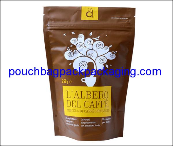 Aluminium foil pouch, stand up pack pouch for snack, foil zipper doypack for food packaging