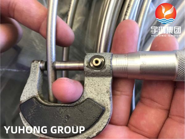 ASTM A269 TP316L Stainless Steel Coiled Tube Bright Annealed for Chemical Injection
