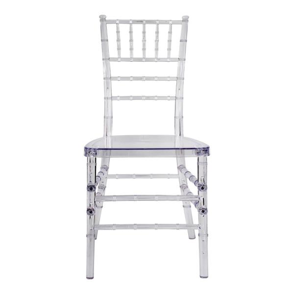 Plastic Acrylic Clear Resin Tiffany Chiavari Dining Chair For Wedding