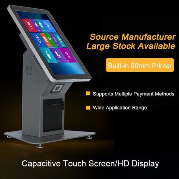 15.6 inch Multi-Purpose Self Order Kiosk Fast Food with Integrated Inventory Management