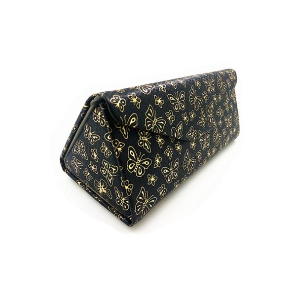 Butterfly Black Or Custom Sunglass Case Foldable For Women Easy To Carry