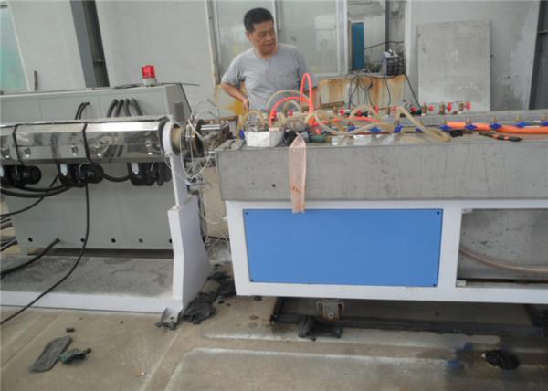 WPC PVC Profile Extrusion Machine 38Cr Screw Plastic Profile Extruder