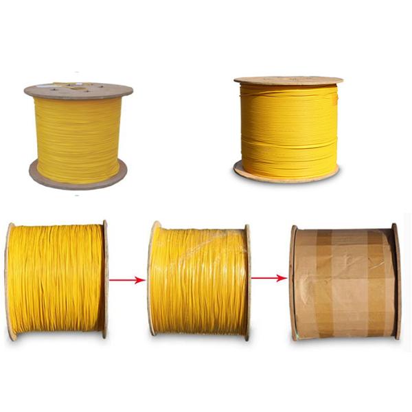 крышка ПВК одиночного режима кабеля оптического волокна 3.0мм крытая на открытом воздухе симплексная