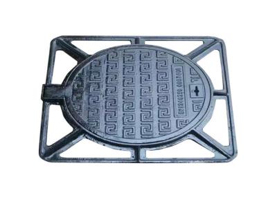 EN124 Class A15 Single Seal Manhole Cover  Cast iron For Safety Municipal