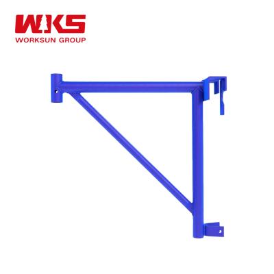 Heavy Duty Scaffold Components Blue Scaffolding Side Bracket For Secure Load Bearing And Support