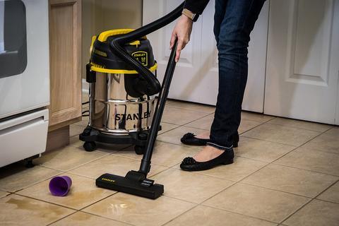 4.0 Peak HP Motor Commercial Wet Dry Vacuum Cleaner 5 Gallon Poly Container