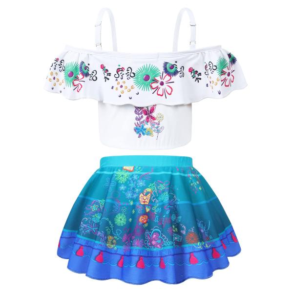 Children'S Outfit Sets Mirabel Girls Swimsuit Children'S Printed Swimwear Suits