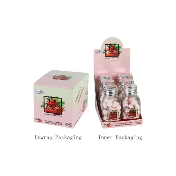 Hot sale vitamin C watermelon flavor sugar free compressed candy for office worker