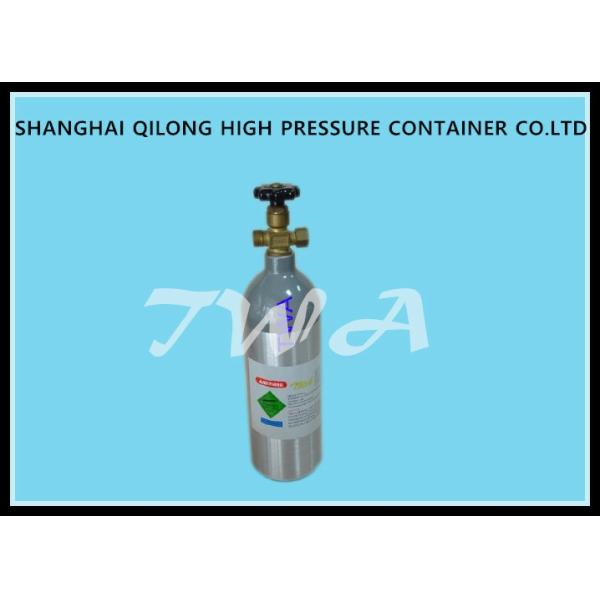 1.5L High Pressure Aluminium Gas Bottles 316mm Length Hospital Oxygen Cylinder