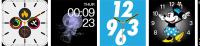 240 x 240 pixels Bluetooth appelle Smartwatch prévisions météorologiques en temps réel