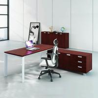 Bureau de directeur exécutif de cadre en métal de table de bureau rouge de 1,6 m