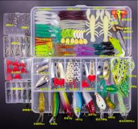 Lendas de pesca de silicone macia 24 - 234 peças impermeáveis
