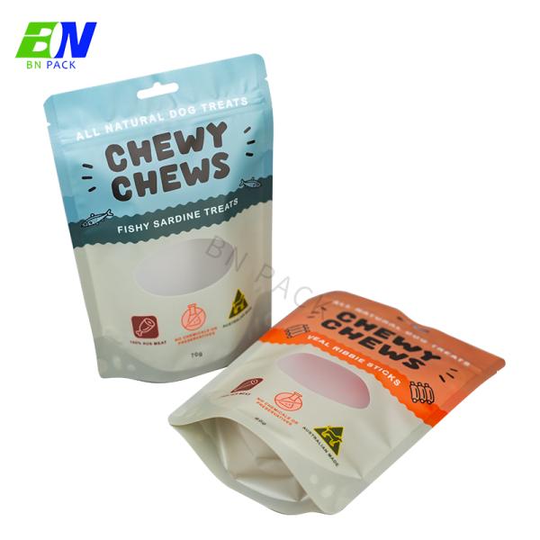 High Quality Customed Dog Food Bags Plastic Pouch With Zipper For Pets