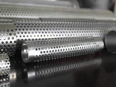 All Round Hole Perforated Stainless Steel Pipe Cylindrical Filter In Water System