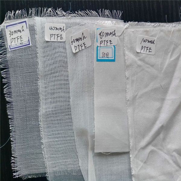50 micron Chemical Plant Acid Resistant PTFE Filter Cloth width width 2 meters