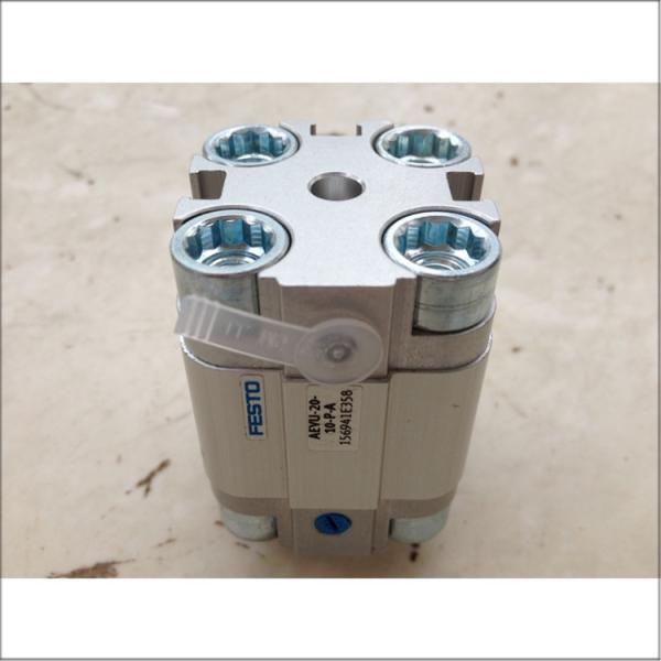 Festo Cylinder AEVU-20-10-P-A Silver High Compatibility -20°C To 80°C Precise Control Compact Design High Adaptability Easy Maintenance