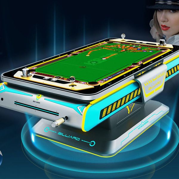 3d Dynamic Table Game Projection Snooker Interaction 3D Digital Billiards Game Machine