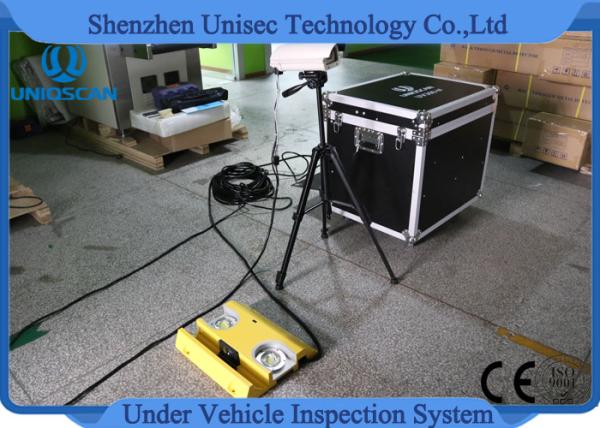 UVIS Moveable Under Vehicle Inspection System Capture Car Number / Drive Face