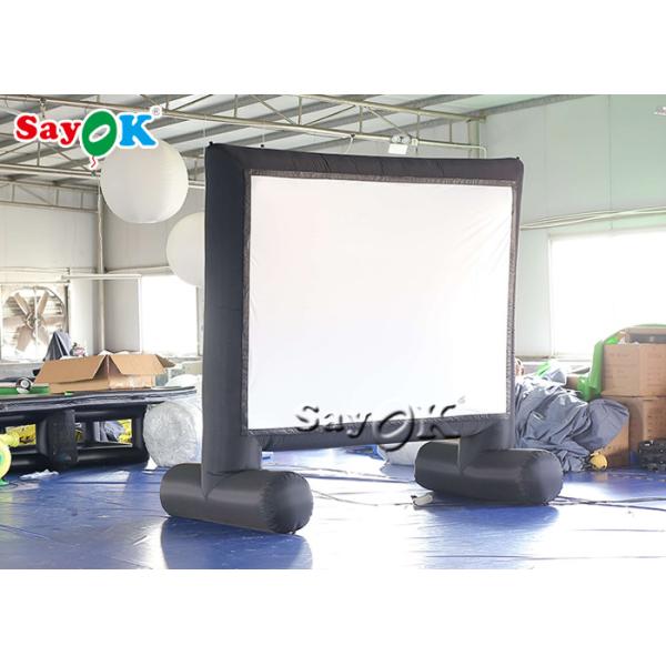 Blow Up Movie Screen 2.5x1.9mH Small Portable Commercial Inflatable Screen For Outdoor