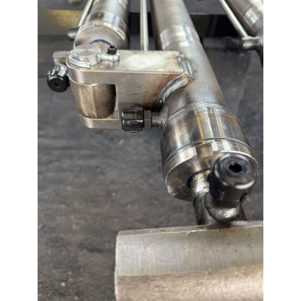 60mm Hard Chrome Plated Steel Hydraulic Telescopic Cylinder Double Acting For Crane