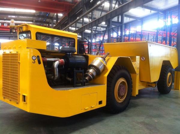 Underground Efficient Lighting Mining Dump Truck Volvo Engine With Cab Customized Design